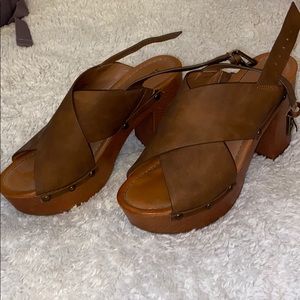Brown Mule Heels